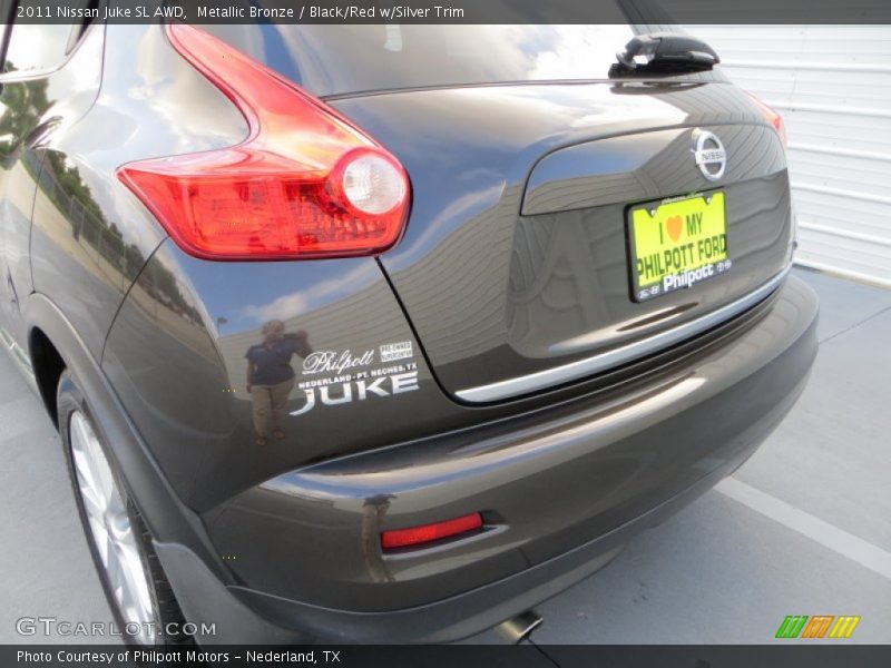 Metallic Bronze / Black/Red w/Silver Trim 2011 Nissan Juke SL AWD