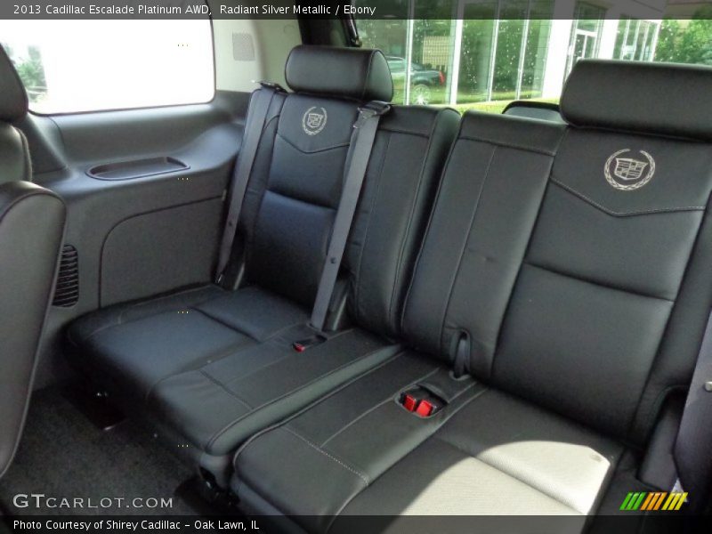Radiant Silver Metallic / Ebony 2013 Cadillac Escalade Platinum AWD