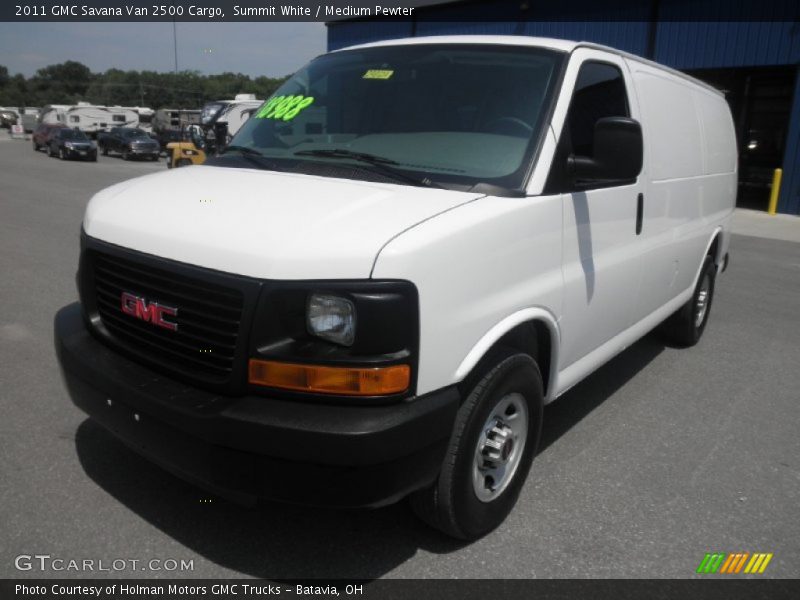 Summit White / Medium Pewter 2011 GMC Savana Van 2500 Cargo