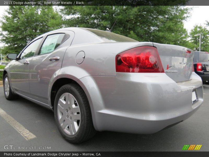 Billet Silver Metallic / Black 2013 Dodge Avenger SE