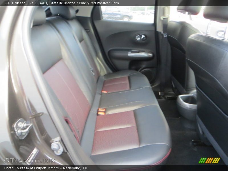 Metallic Bronze / Black/Red w/Silver Trim 2011 Nissan Juke SL AWD