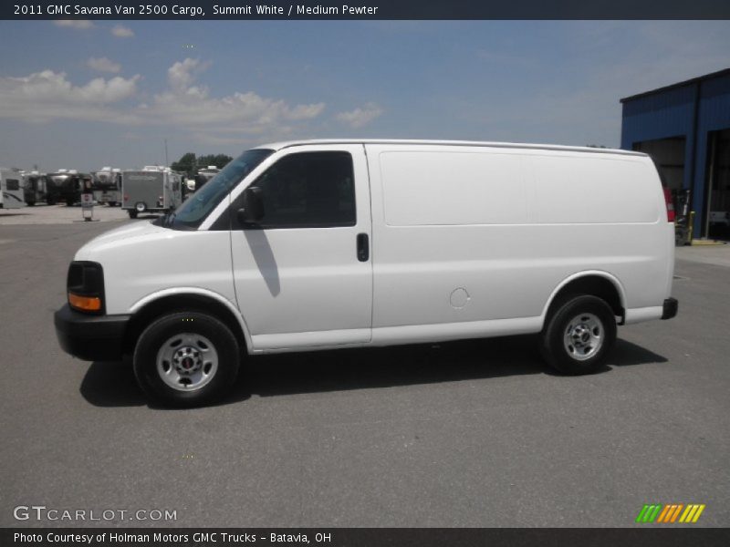 Summit White / Medium Pewter 2011 GMC Savana Van 2500 Cargo