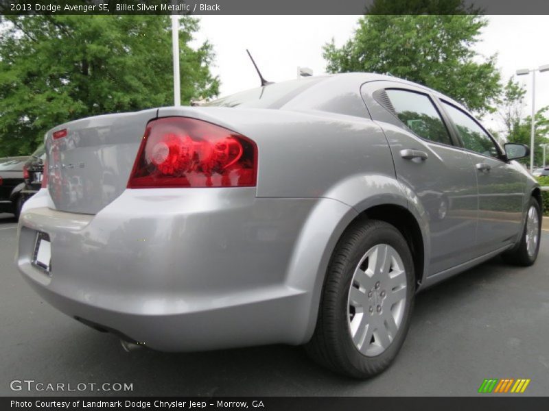 Billet Silver Metallic / Black 2013 Dodge Avenger SE