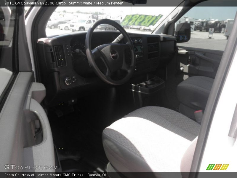 Summit White / Medium Pewter 2011 GMC Savana Van 2500 Cargo