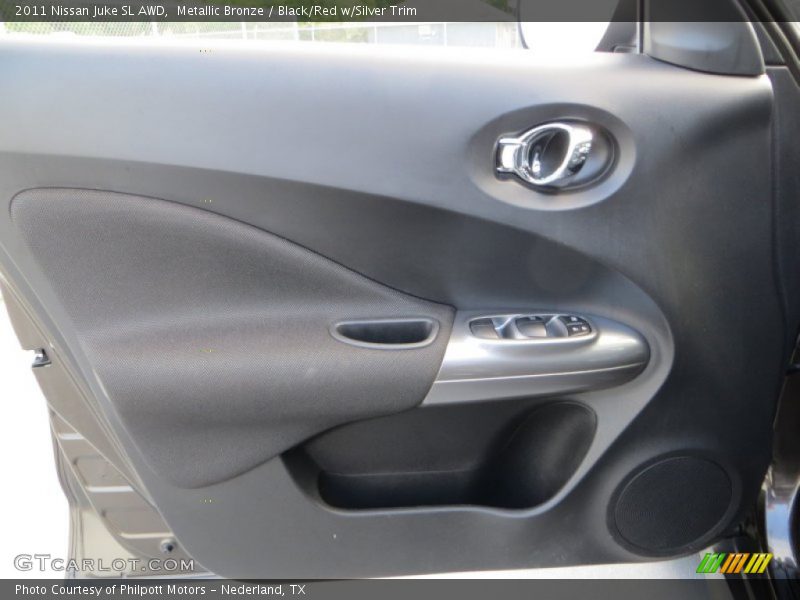 Metallic Bronze / Black/Red w/Silver Trim 2011 Nissan Juke SL AWD