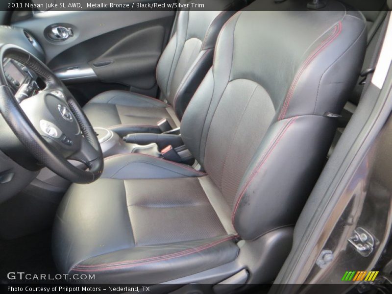 Metallic Bronze / Black/Red w/Silver Trim 2011 Nissan Juke SL AWD