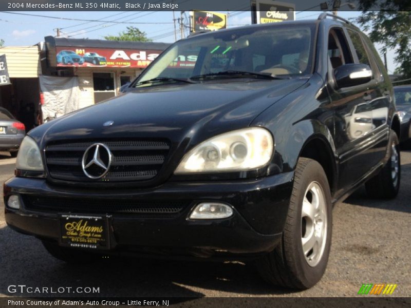 Black / Java Beige 2004 Mercedes-Benz ML 350 4Matic