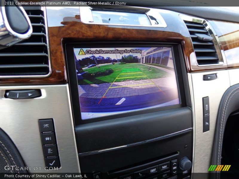 Radiant Silver Metallic / Ebony 2013 Cadillac Escalade Platinum AWD