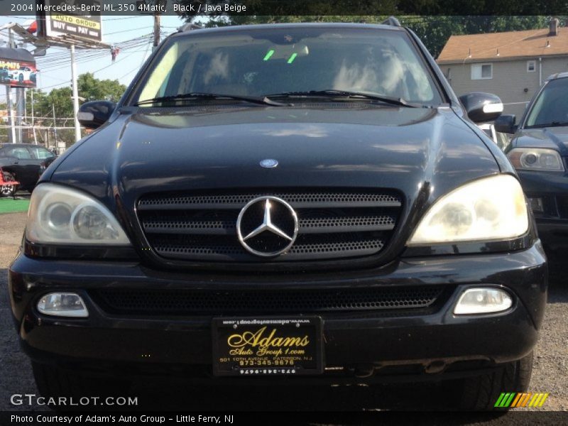 Black / Java Beige 2004 Mercedes-Benz ML 350 4Matic