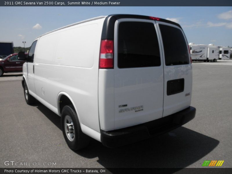 Summit White / Medium Pewter 2011 GMC Savana Van 2500 Cargo