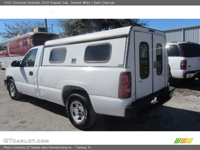 Summit White / Dark Charcoal 2003 Chevrolet Silverado 1500 Regular Cab