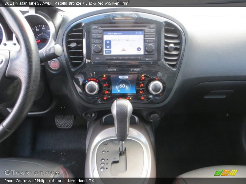 Metallic Bronze / Black/Red w/Silver Trim 2011 Nissan Juke SL AWD