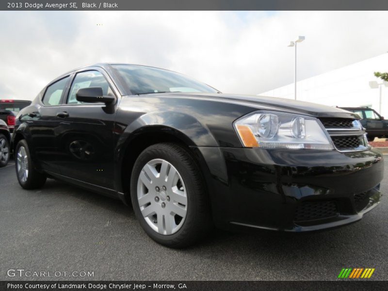 Black / Black 2013 Dodge Avenger SE