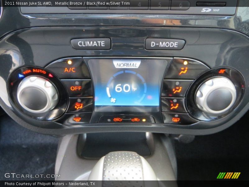 Metallic Bronze / Black/Red w/Silver Trim 2011 Nissan Juke SL AWD
