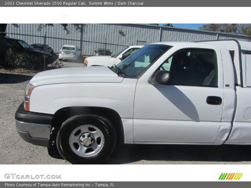 Summit White / Dark Charcoal 2003 Chevrolet Silverado 1500 Regular Cab