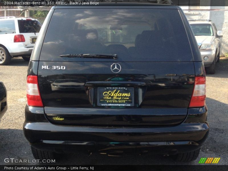 Black / Java Beige 2004 Mercedes-Benz ML 350 4Matic