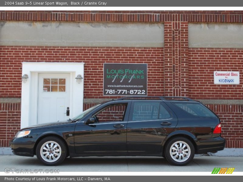 Black / Granite Gray 2004 Saab 9-5 Linear Sport Wagon