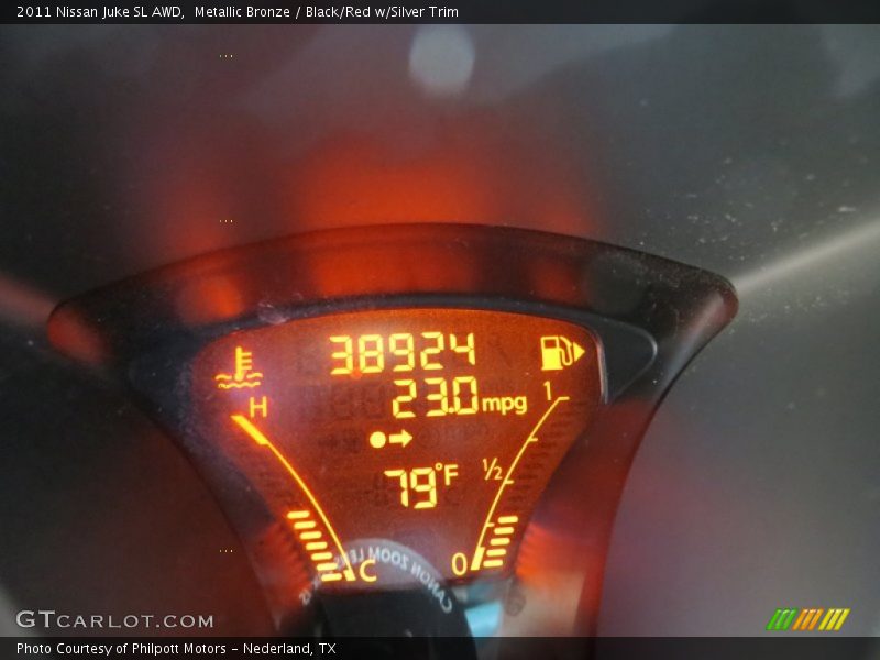Metallic Bronze / Black/Red w/Silver Trim 2011 Nissan Juke SL AWD