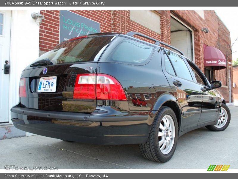 Black / Granite Gray 2004 Saab 9-5 Linear Sport Wagon