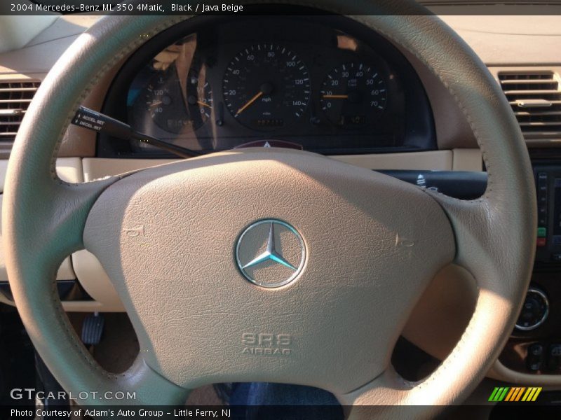 Black / Java Beige 2004 Mercedes-Benz ML 350 4Matic