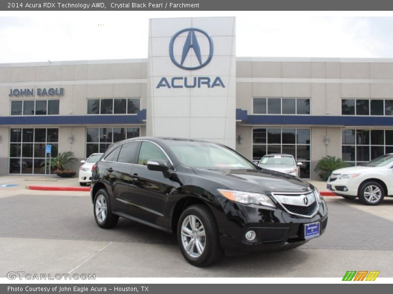 Crystal Black Pearl / Parchment 2014 Acura RDX Technology AWD