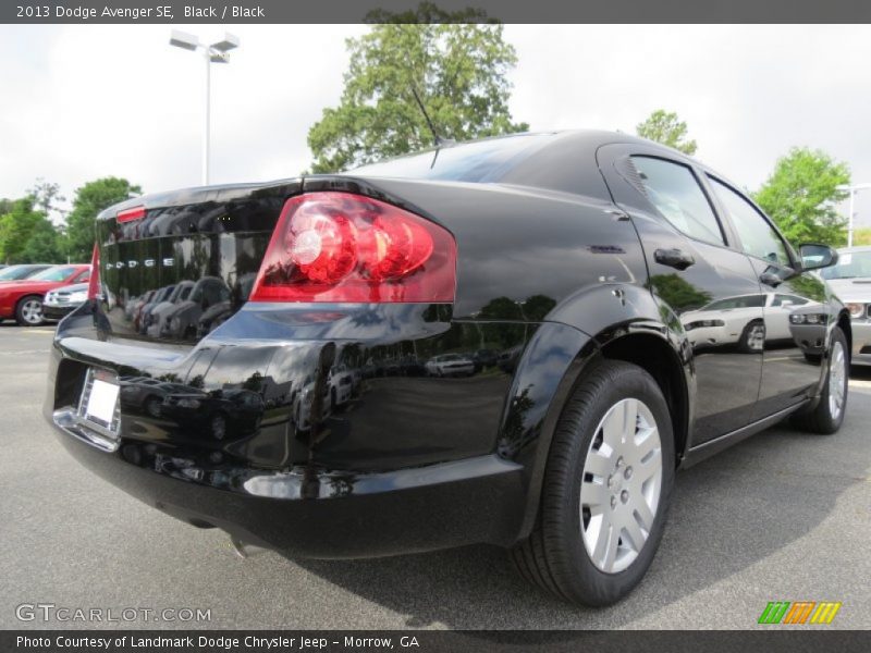 Black / Black 2013 Dodge Avenger SE