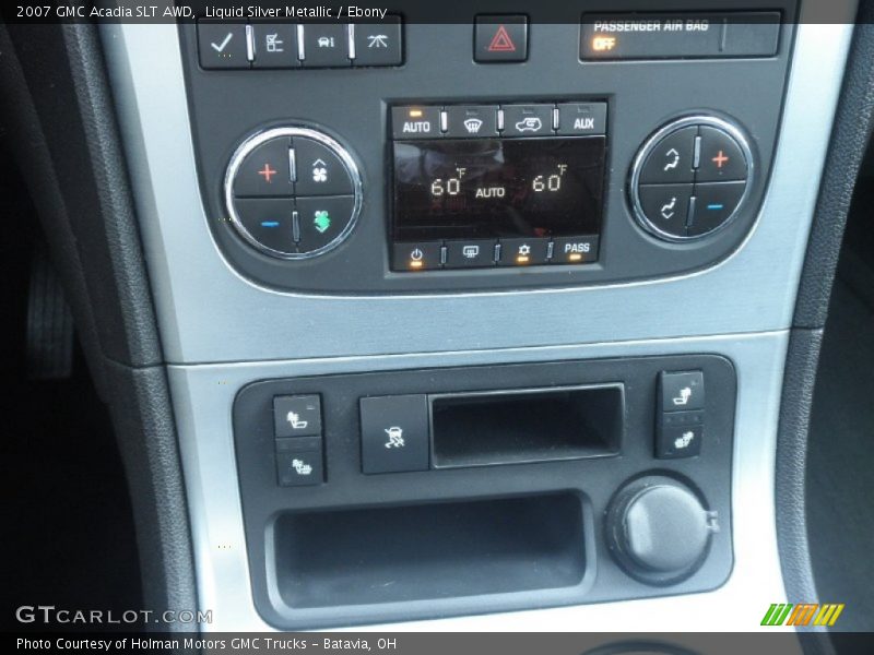 Liquid Silver Metallic / Ebony 2007 GMC Acadia SLT AWD