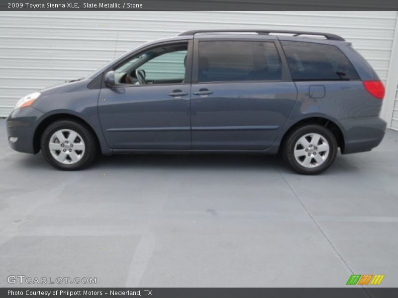 Slate Metallic / Stone 2009 Toyota Sienna XLE