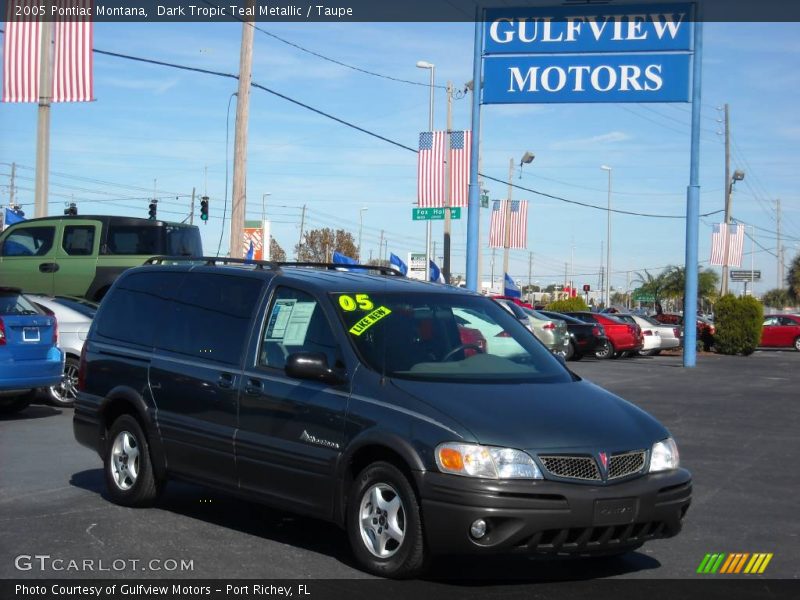 Dark Tropic Teal Metallic / Taupe 2005 Pontiac Montana