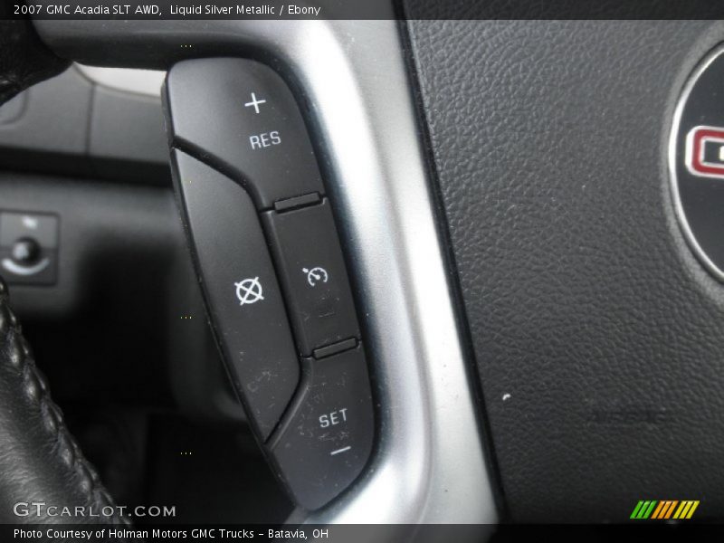 Liquid Silver Metallic / Ebony 2007 GMC Acadia SLT AWD