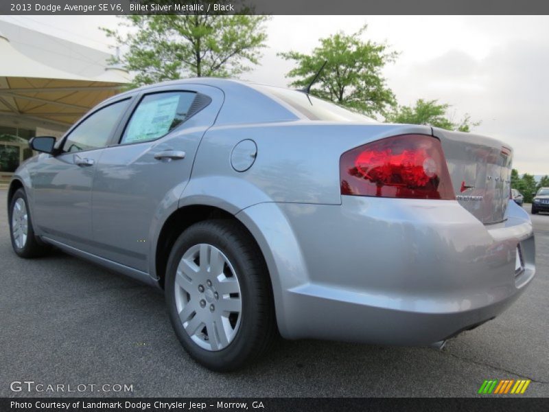 Billet Silver Metallic / Black 2013 Dodge Avenger SE V6
