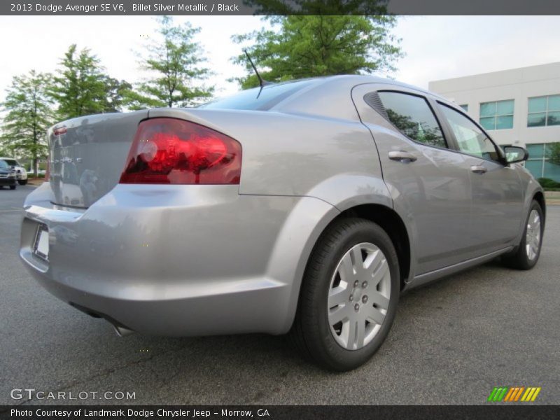 Billet Silver Metallic / Black 2013 Dodge Avenger SE V6