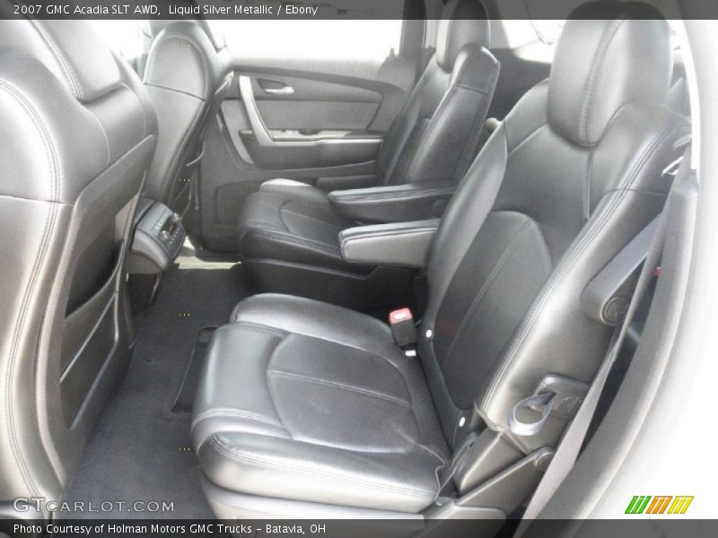 Liquid Silver Metallic / Ebony 2007 GMC Acadia SLT AWD