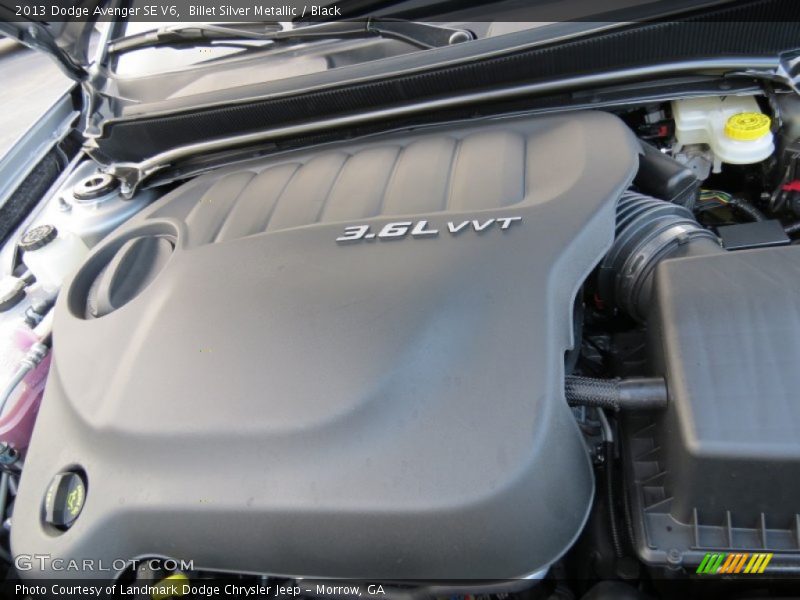 Billet Silver Metallic / Black 2013 Dodge Avenger SE V6