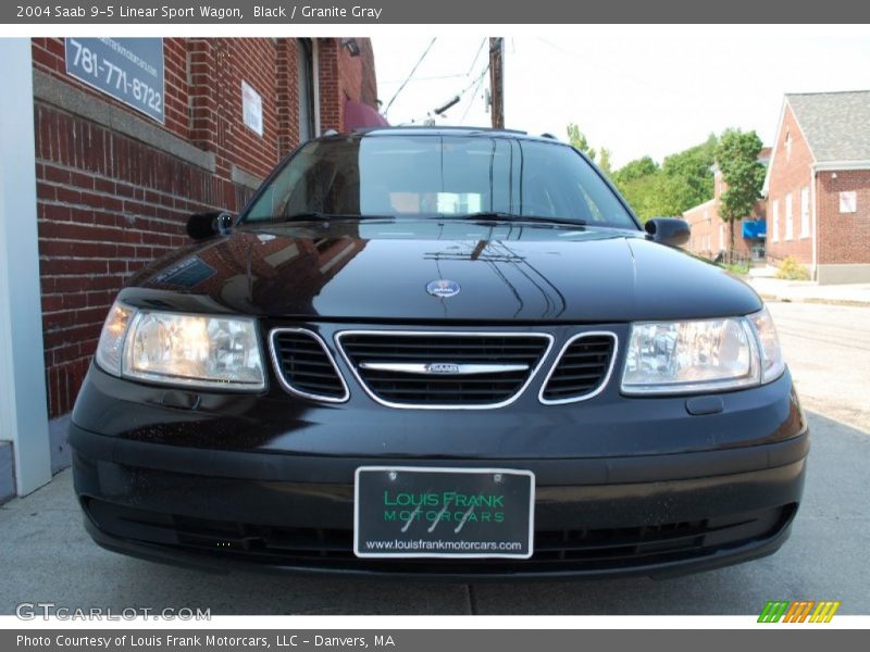 Black / Granite Gray 2004 Saab 9-5 Linear Sport Wagon
