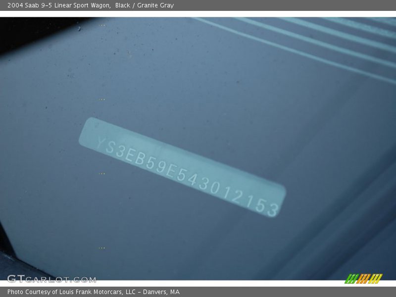 Black / Granite Gray 2004 Saab 9-5 Linear Sport Wagon