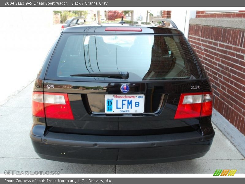 Black / Granite Gray 2004 Saab 9-5 Linear Sport Wagon