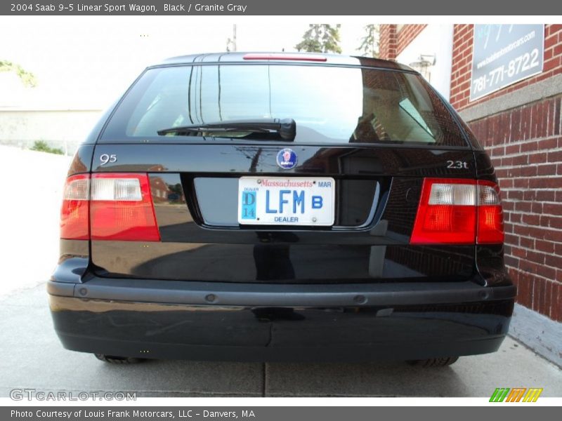 Black / Granite Gray 2004 Saab 9-5 Linear Sport Wagon