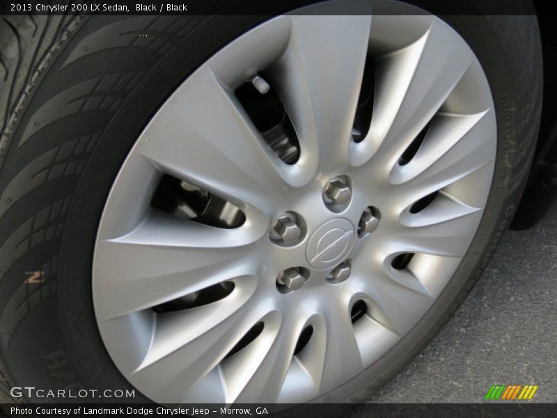 Black / Black 2013 Chrysler 200 LX Sedan