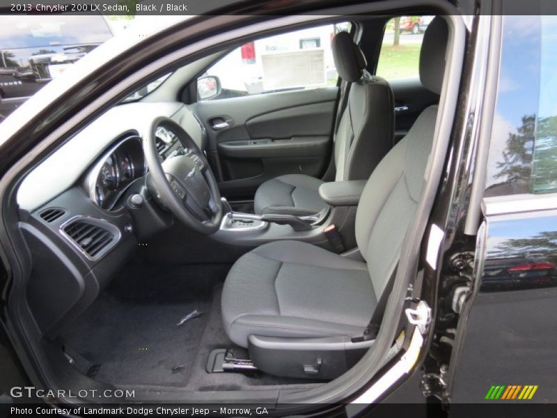 Black / Black 2013 Chrysler 200 LX Sedan