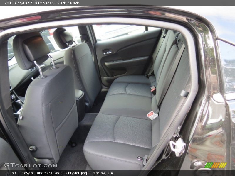 Black / Black 2013 Chrysler 200 LX Sedan