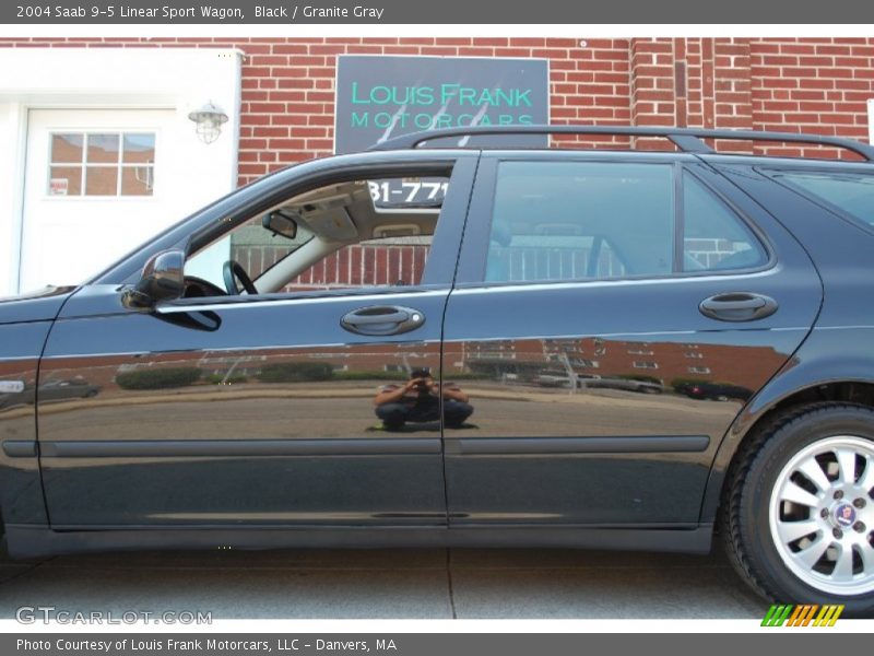 Black / Granite Gray 2004 Saab 9-5 Linear Sport Wagon