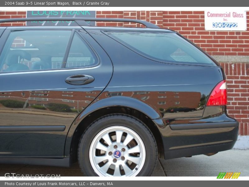 Black / Granite Gray 2004 Saab 9-5 Linear Sport Wagon
