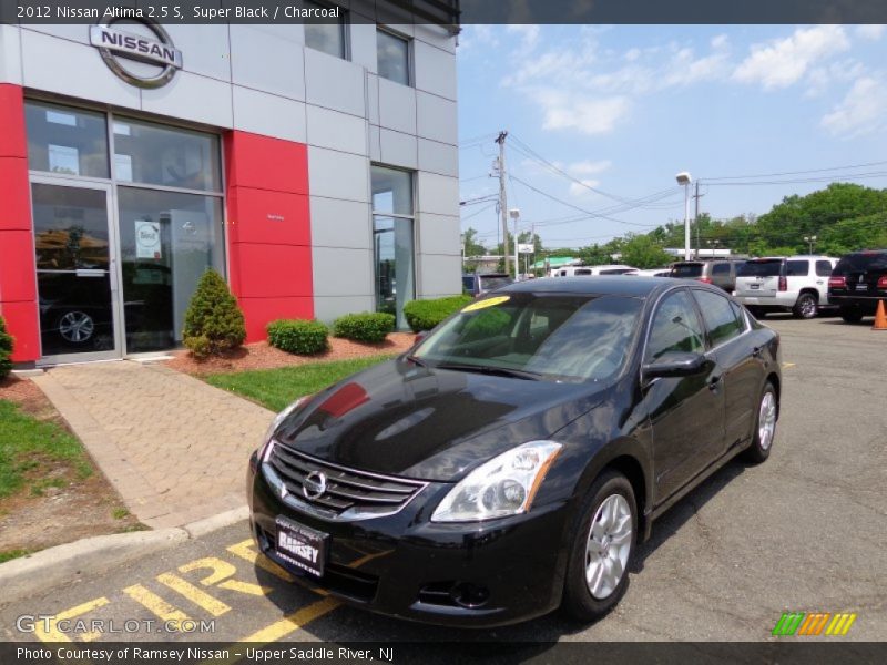 Super Black / Charcoal 2012 Nissan Altima 2.5 S