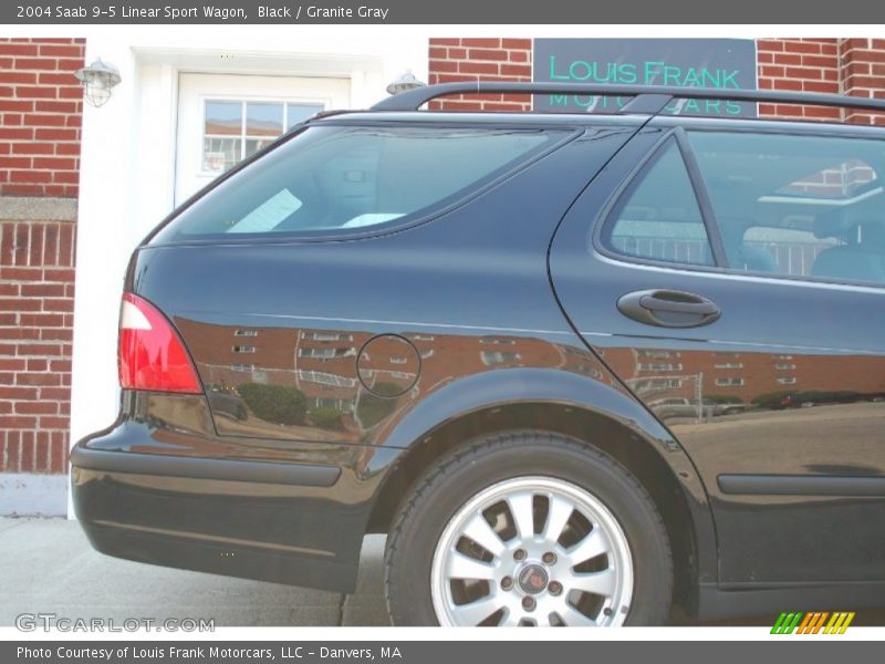 Black / Granite Gray 2004 Saab 9-5 Linear Sport Wagon