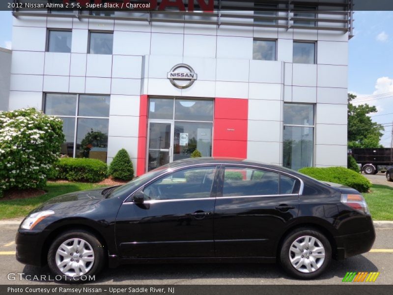 Super Black / Charcoal 2012 Nissan Altima 2.5 S