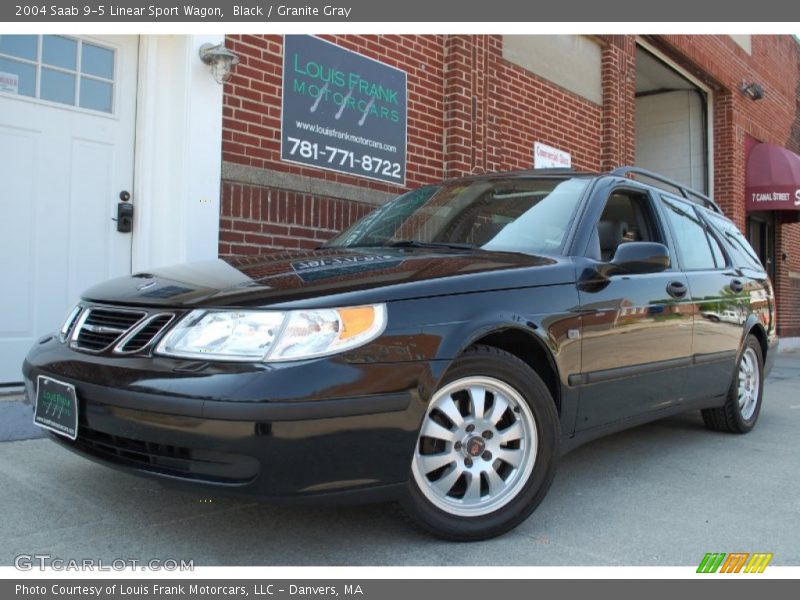 Black / Granite Gray 2004 Saab 9-5 Linear Sport Wagon