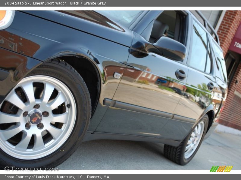 Black / Granite Gray 2004 Saab 9-5 Linear Sport Wagon