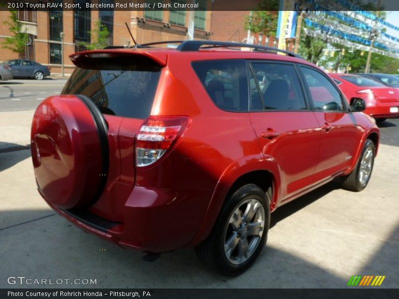 Barcelona Red Metallic / Dark Charcoal 2010 Toyota RAV4 Sport