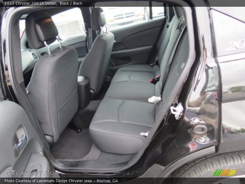 Black / Black 2013 Chrysler 200 LX Sedan